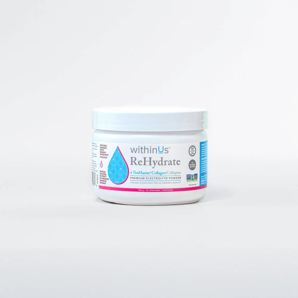 *NEW* ReHydrate + TruMarine® Collagen Jar DRAGONFRUIT MANGO-MANDARIN - 30 Servings